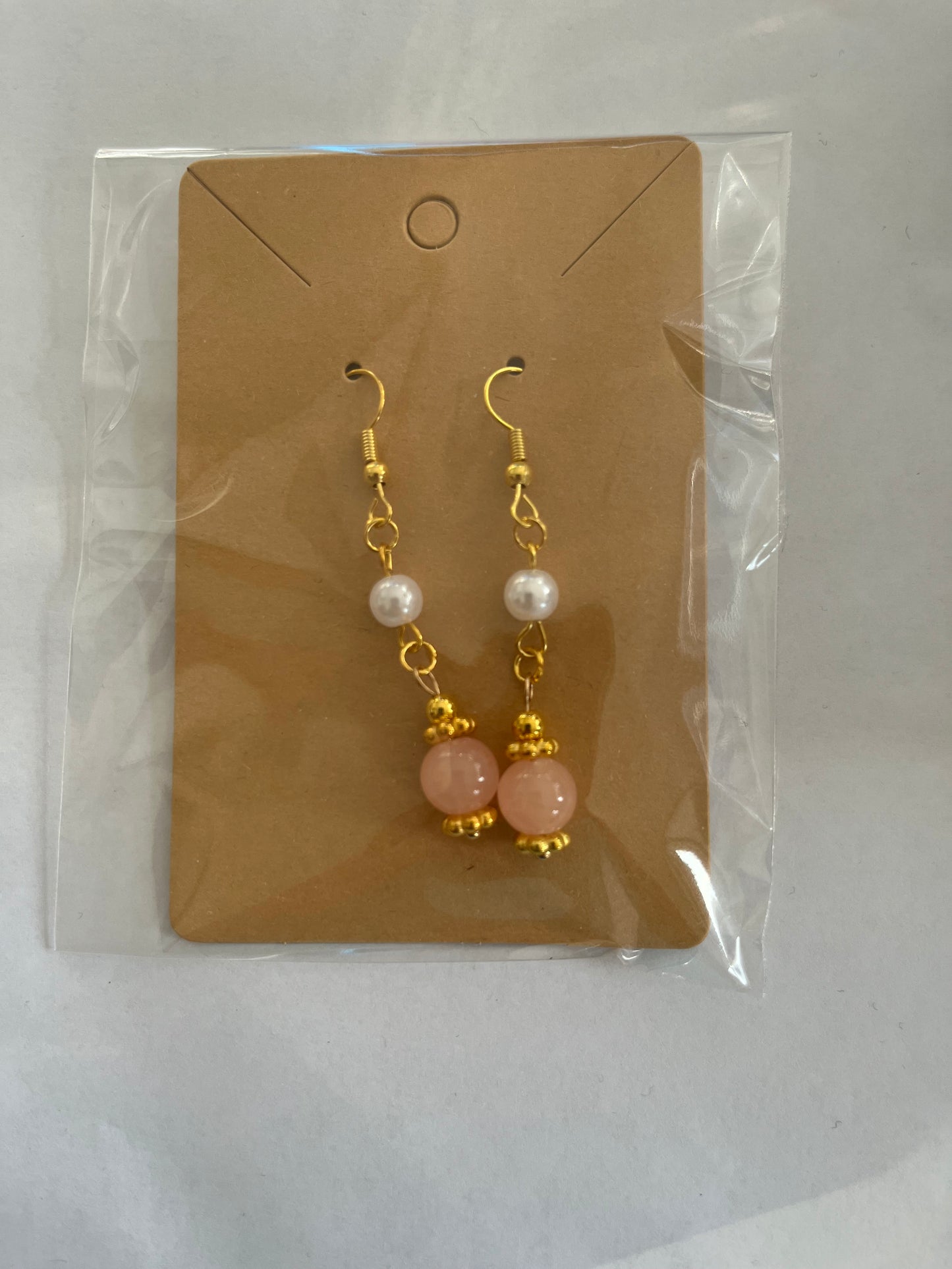 the blush crown earrings