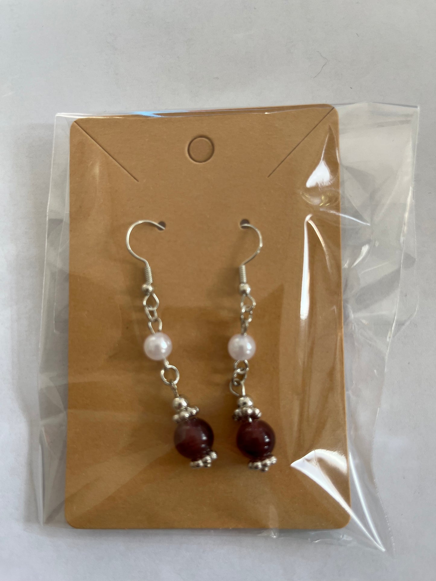 chestnut glow earrings