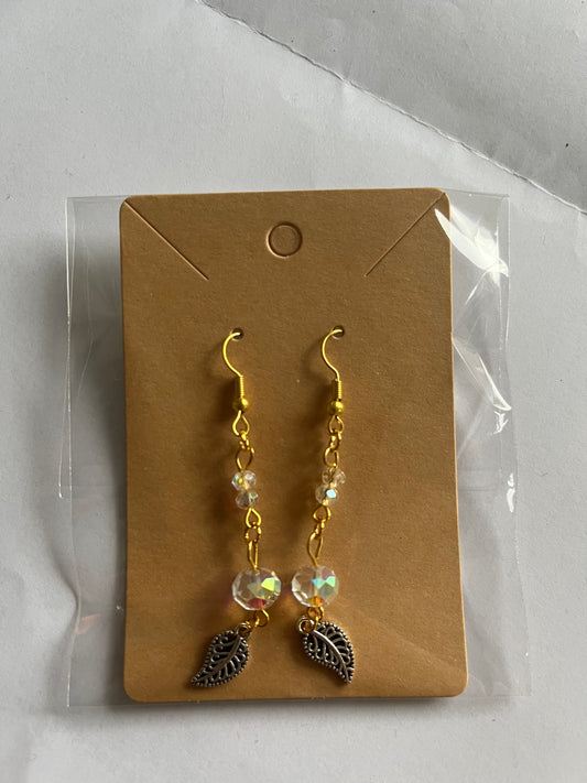 Heavenly feather earrings